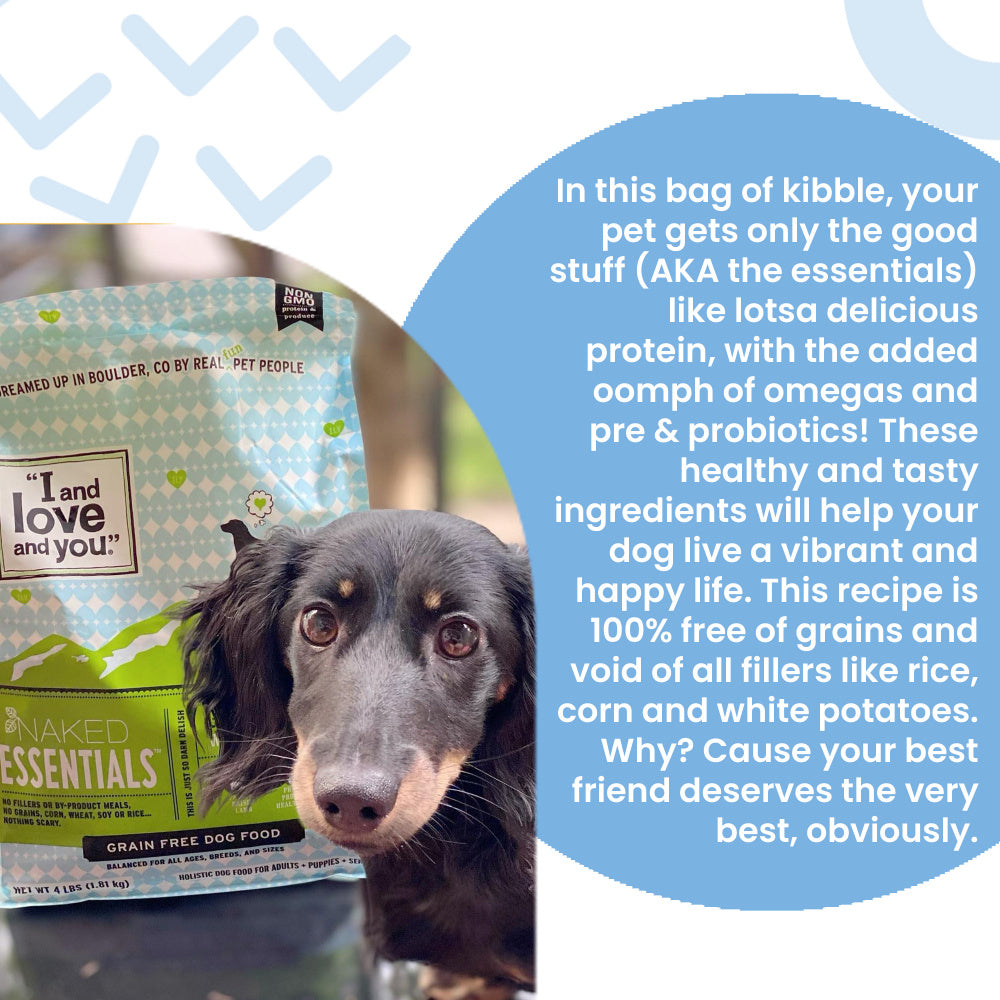 I and Love and You Naked Essentials Grain Free Lamb & Bison Dry Dog Food