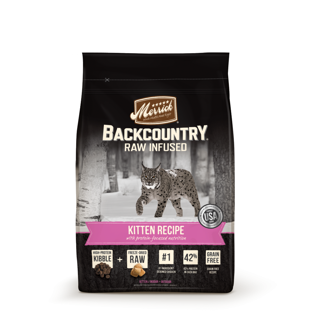 Merrick Backcountry Grain Free Kitten Recipe Dry Cat Food