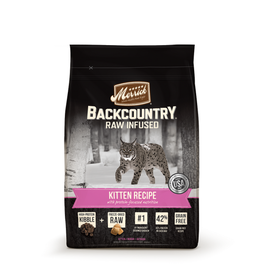 Merrick Backcountry Grain Free Kitten Recipe Dry Cat Food