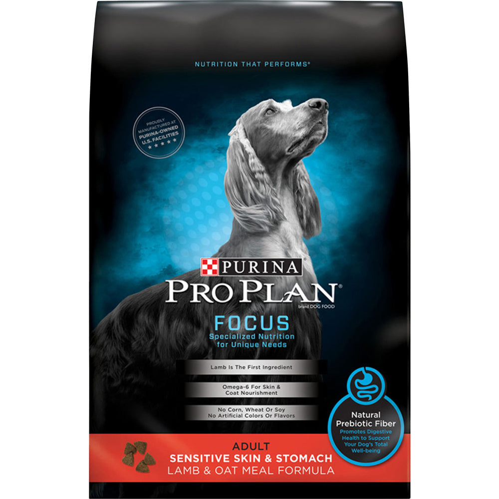 Purina Pro Plan Sensitive Skin & Stomach Formula Lamb & Oat Meal Formula Dry Dog Food