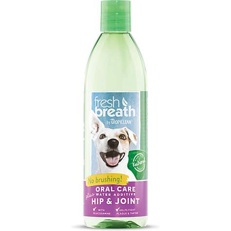 Tropiclean Fresh Breath Water Additive Plus Hip & Joint  for Dogs and Cats