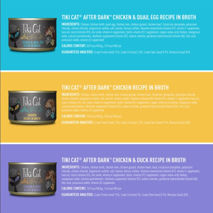 Tiki Cat After Dark Variety Pack Canned Cat Food