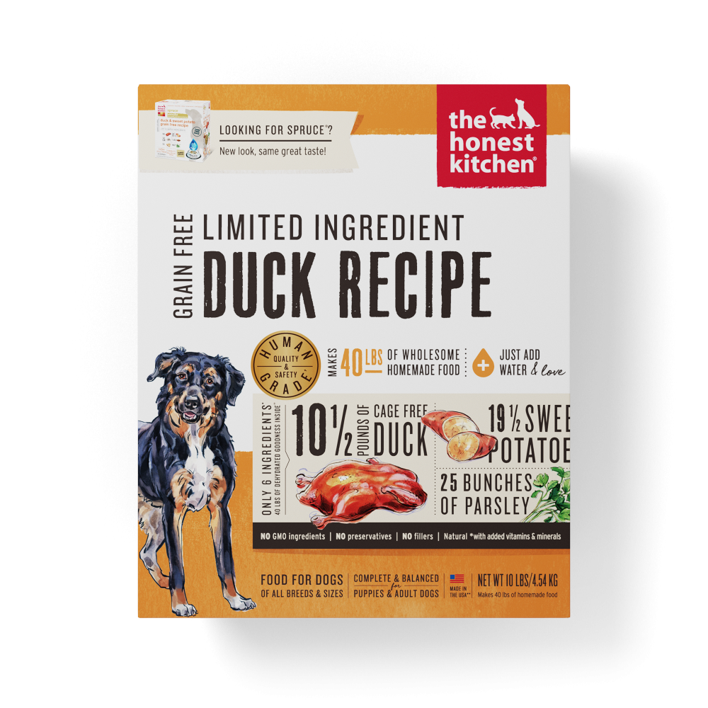 The Honest Kitchen Limited Ingredient Duck Recipe Dehydrated Dog Food