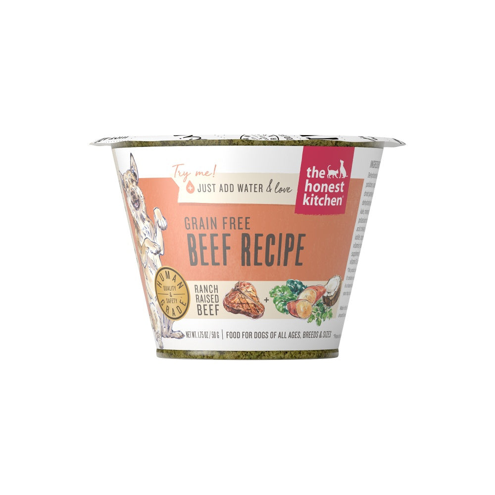 The Honest Kitchen Grain Free Beef Recipe Dehydrated Dog Food