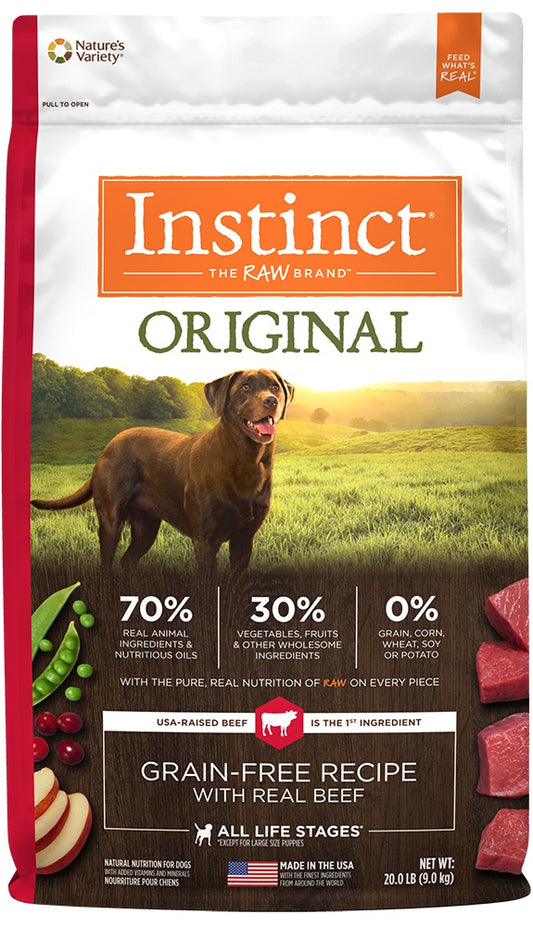 Instinct Original Grain Free Recipe with Real Beef Natural Dry Dog Food