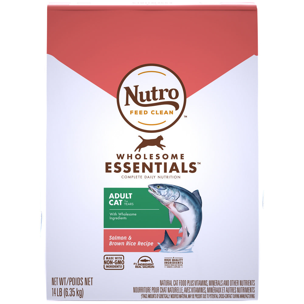 Nutro Wholesome Essentials Adult Salmon and Brown Rice Dry Cat Food