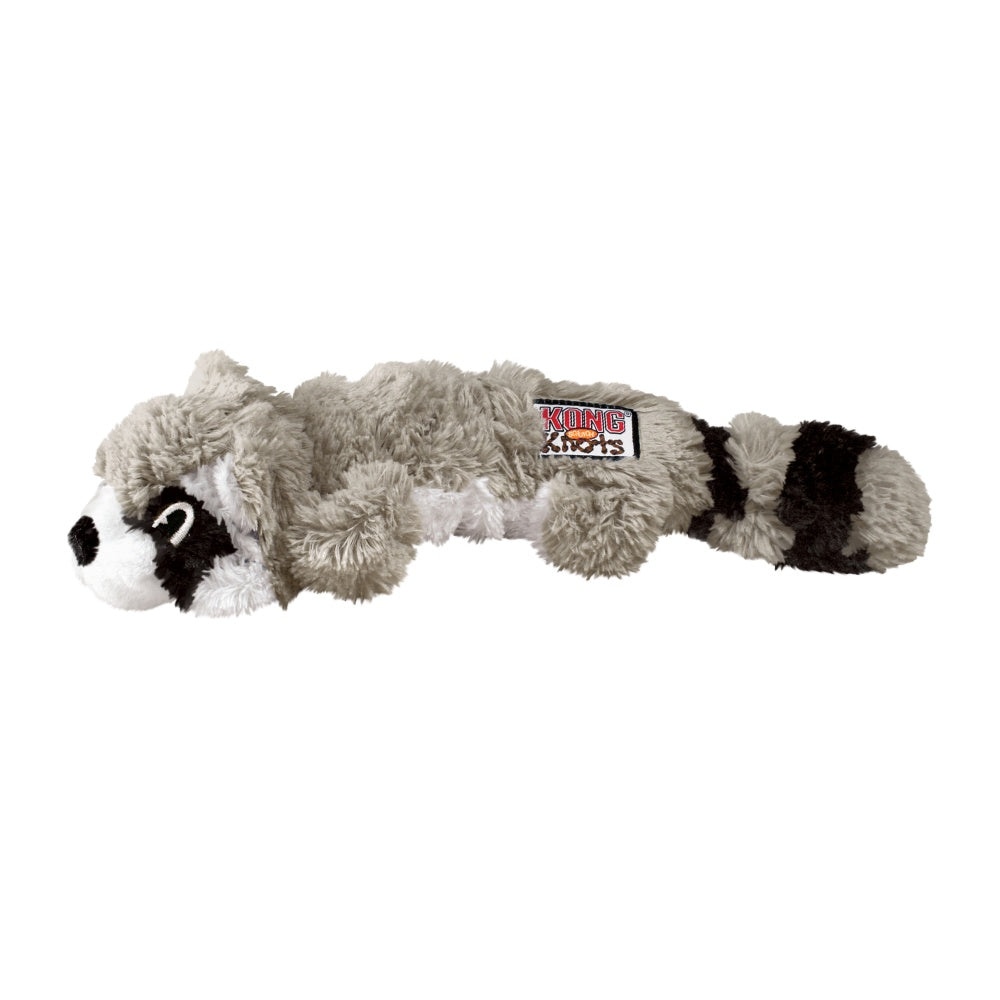 KONG Scrunch Knots Raccoon Dog Toy