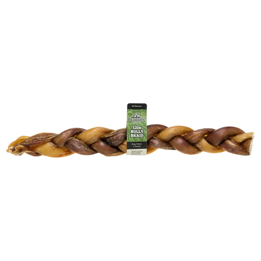 Redbarn Braided Bully Stick Dog Treats