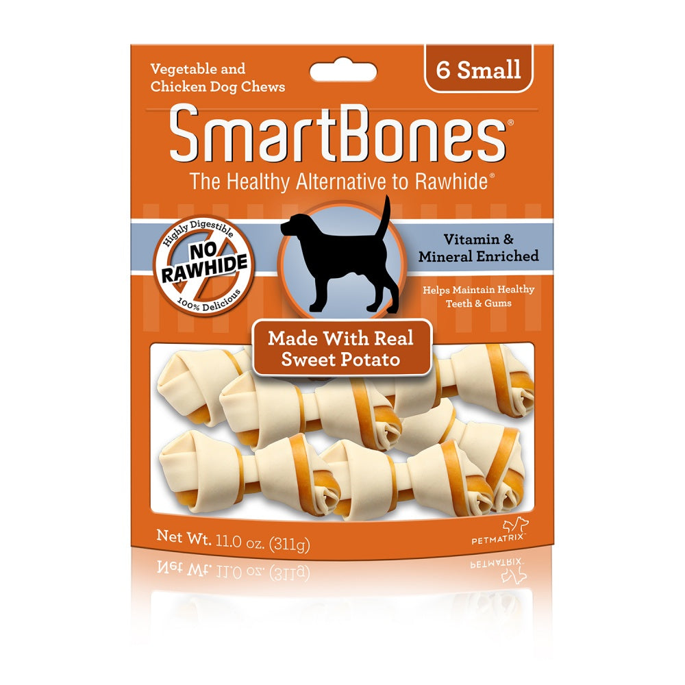 SmartBones Rawhide-Free Sweet Potato Dog Treats