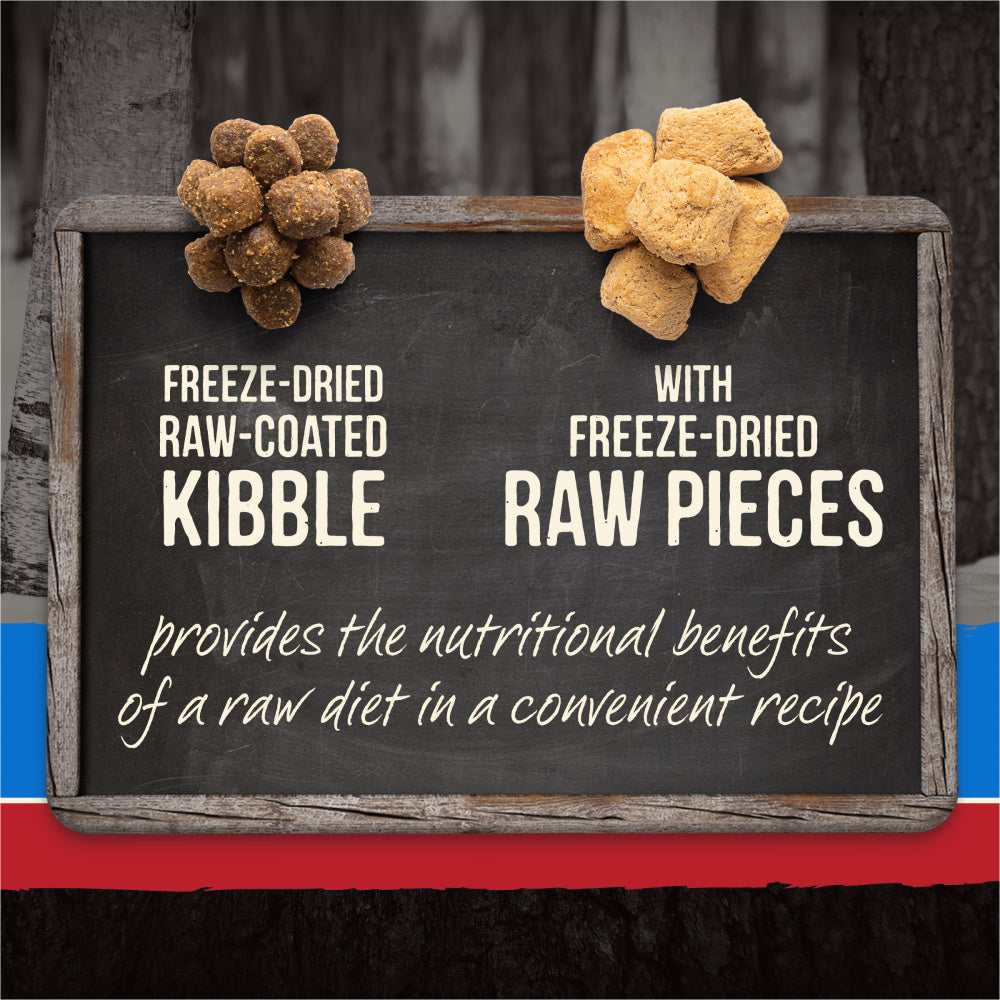 Merrick Backcountry Raw Infused Grain Free Dog Food Hero's Banquet Recipe Freeze Dried Dog Food