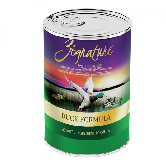 Zignature Limited Ingredient Diet Grain Free Duck Recipe Canned Dog Food