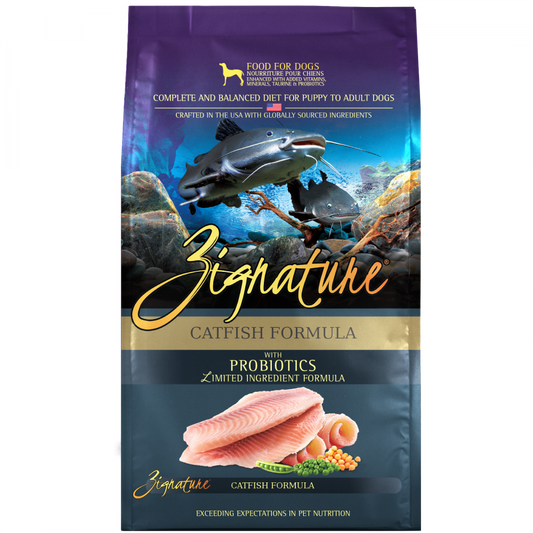 Zignature Limited Ingredient Diet Grain Free Catfish Recipe Dry Dog Food