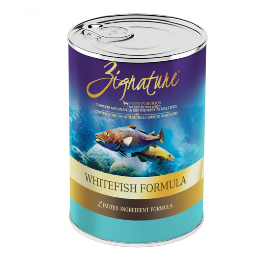 Zignature Limited Ingredient Diet Grain Free Whitefish Recipe Canned Dog Food