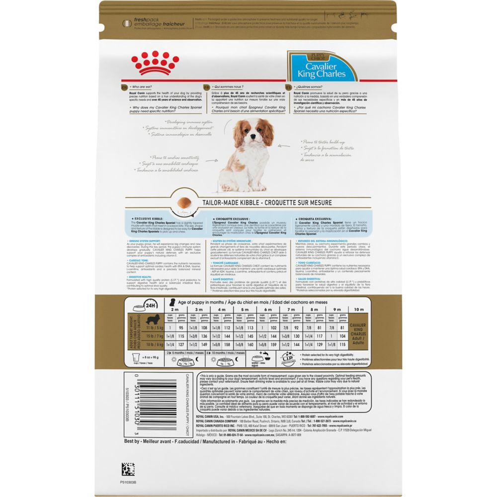 Royal Canin Breed Health Nutrition Cavalier King Charles Spaniel Puppy Recipe Dry Dog Food