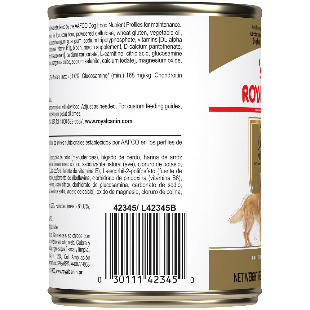 Royal Canin Breed Health Nutrition Adult Golden Retriever Canned Dog Food