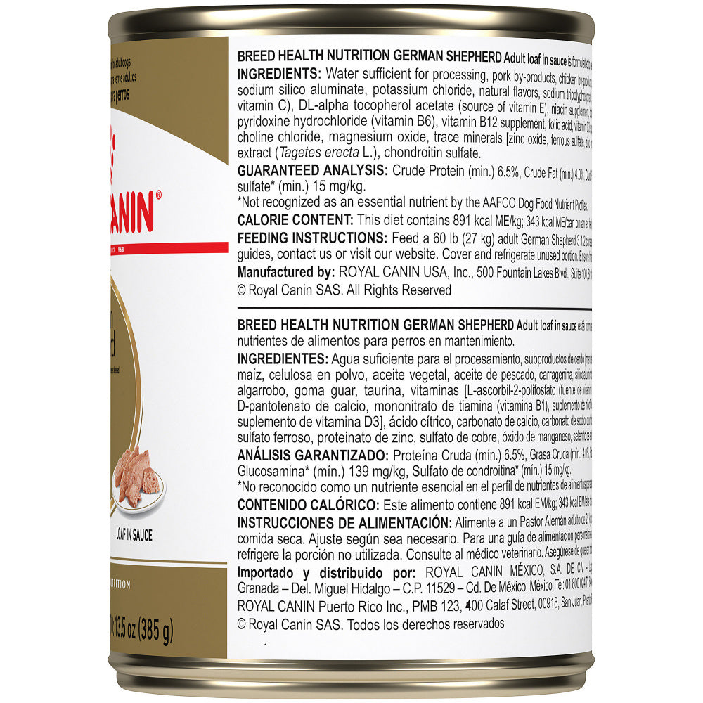 Royal Canin Breed Health Nutrition Adult German Shepherd Canned Dog Food