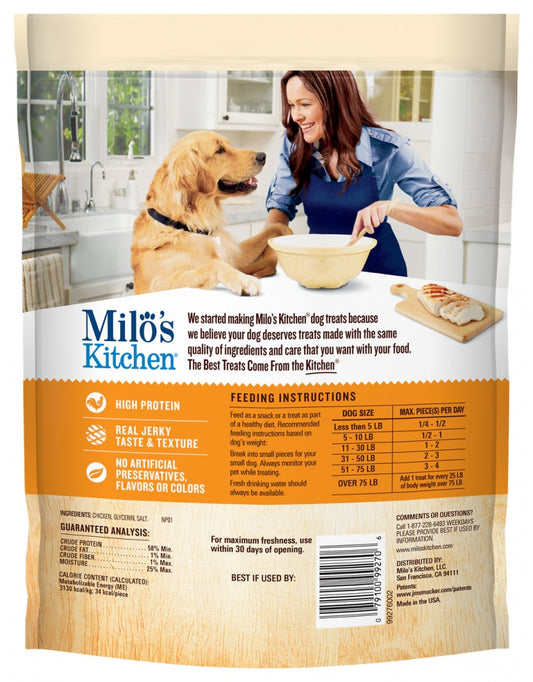 Milo's Kitchen Grain Free Simply Chicken Jerky Dog Treats