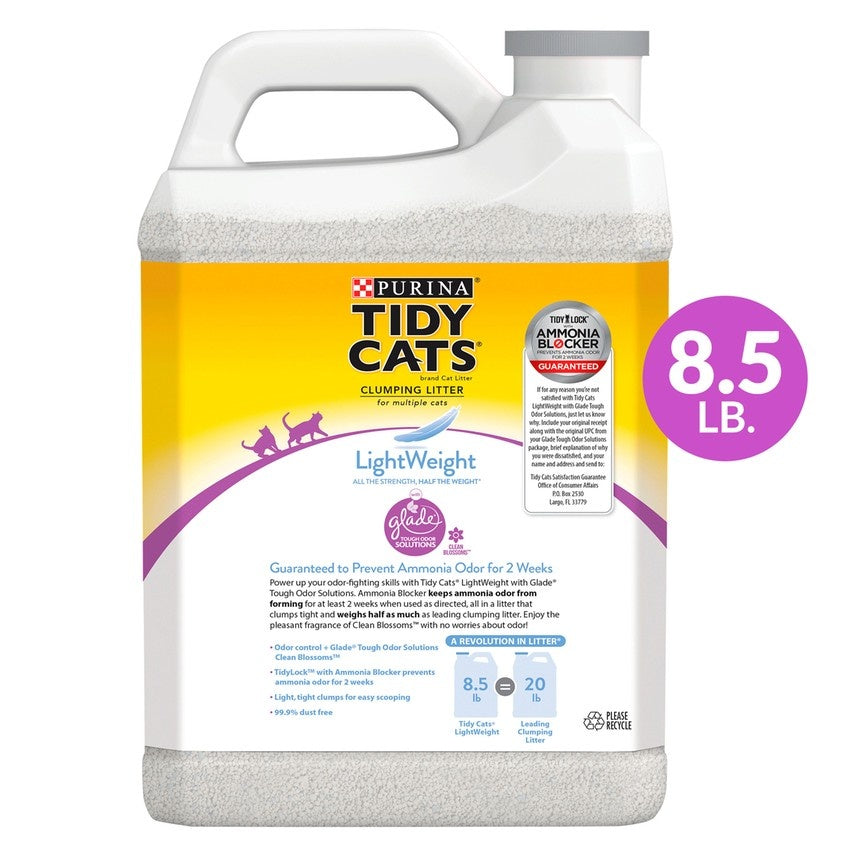 Tidy Cats Lightweight Blossom Scented Tough Odor Solution Cat Litter