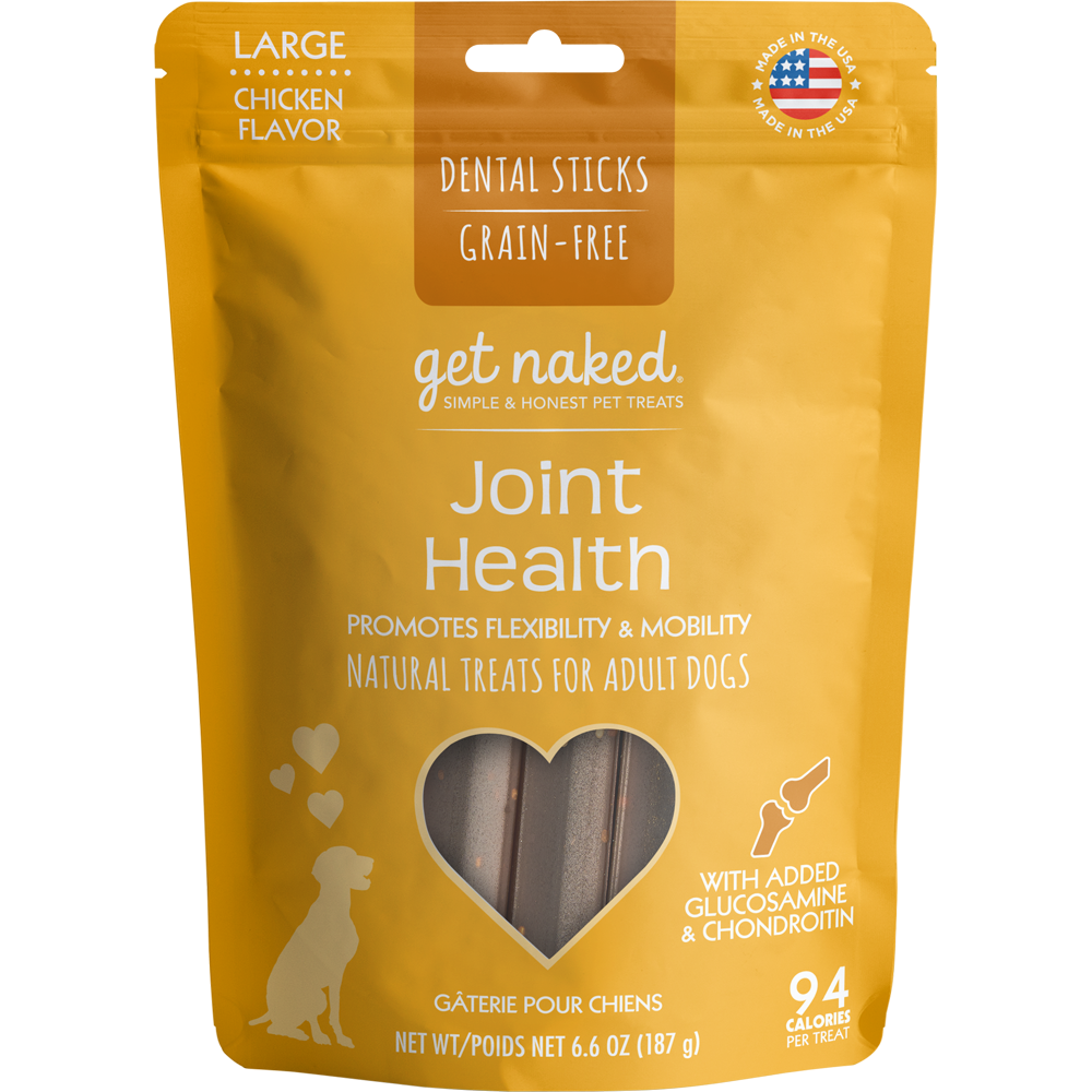 N-Bone Get Naked Grain Free Joint Health Dental Chew Dog Treats