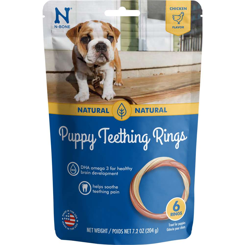 N-Bone Puppy Teething Rings Chicken Flavor Dog Treats