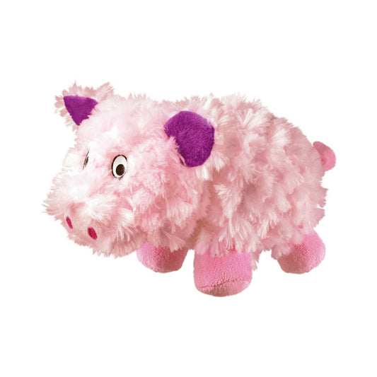 KONG Barnyard Cruncheez Pig Plush Dog Toy