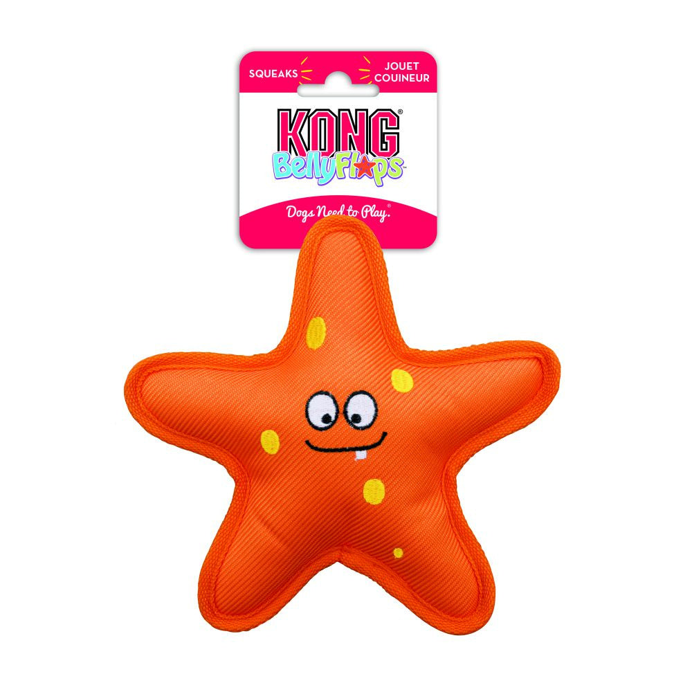 KONG Belly Flops Starfish Floating Dog Toy