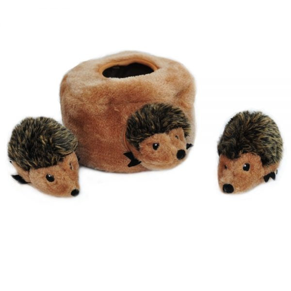 ZippyPaws Zippy Burrow Hedgehog Den Hide & Seek Puzzle Dog Toy