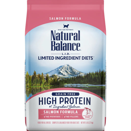 Natural Balance L.I.D. Limited Ingredient Diets High Protein Salmon Recipe Dry Cat Food