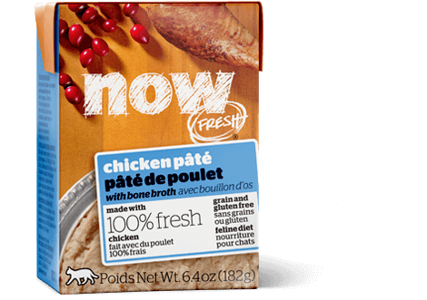 Petcurean NOW! Fresh Grain Free Chicken Pate with Bone Broth Wet Cat Food