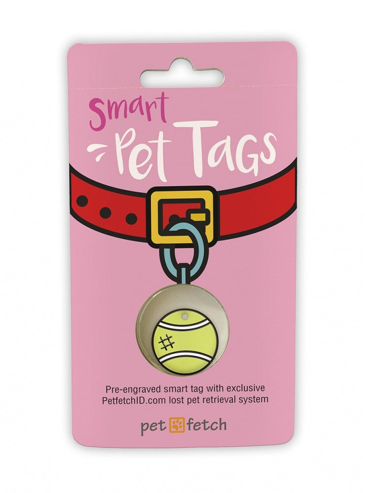 Pet Fetch Tennis Ball Emoji Smart Pet Tag