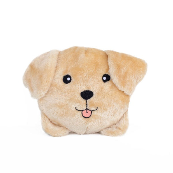 ZippyPaws Squeakie Buns Yellow Lab Plush Dog Toy