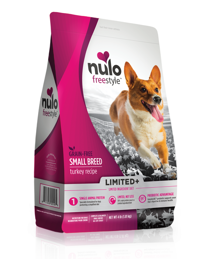 Nulo FreeStyle Limited+ Grain-Free Turkey Recipe Small Breed Puppy & Adult Dry Dog Food