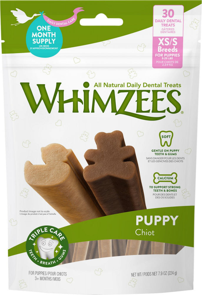 Whimzees Puppy Dental Chew Dog Treats