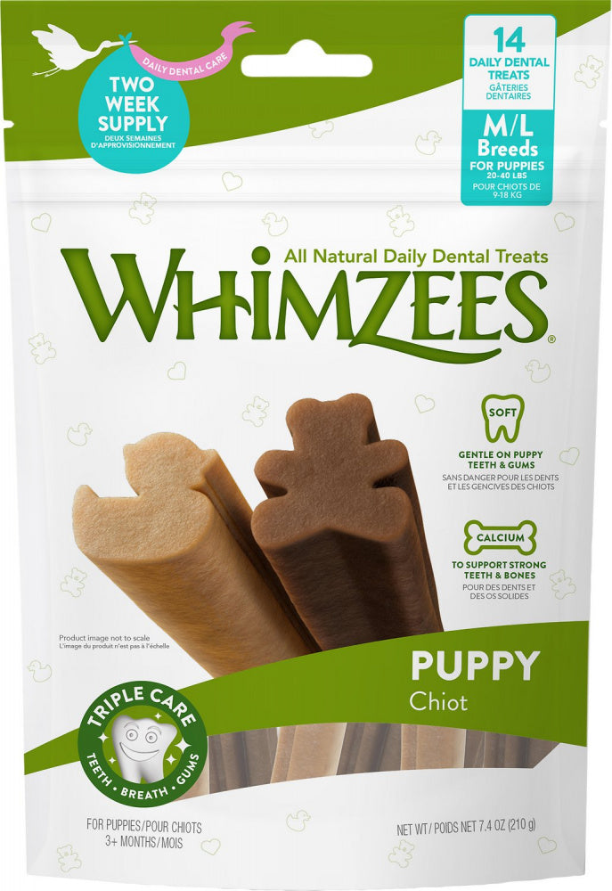 Whimzees Puppy Dental Chew Dog Treats