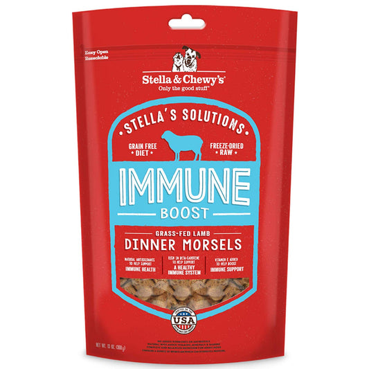 Stella & Chewy's Stella's Solutions Grain Free Immune Boost Grass Fed Lamb Dinner Morsels Freeze-Dried Raw Dog Food