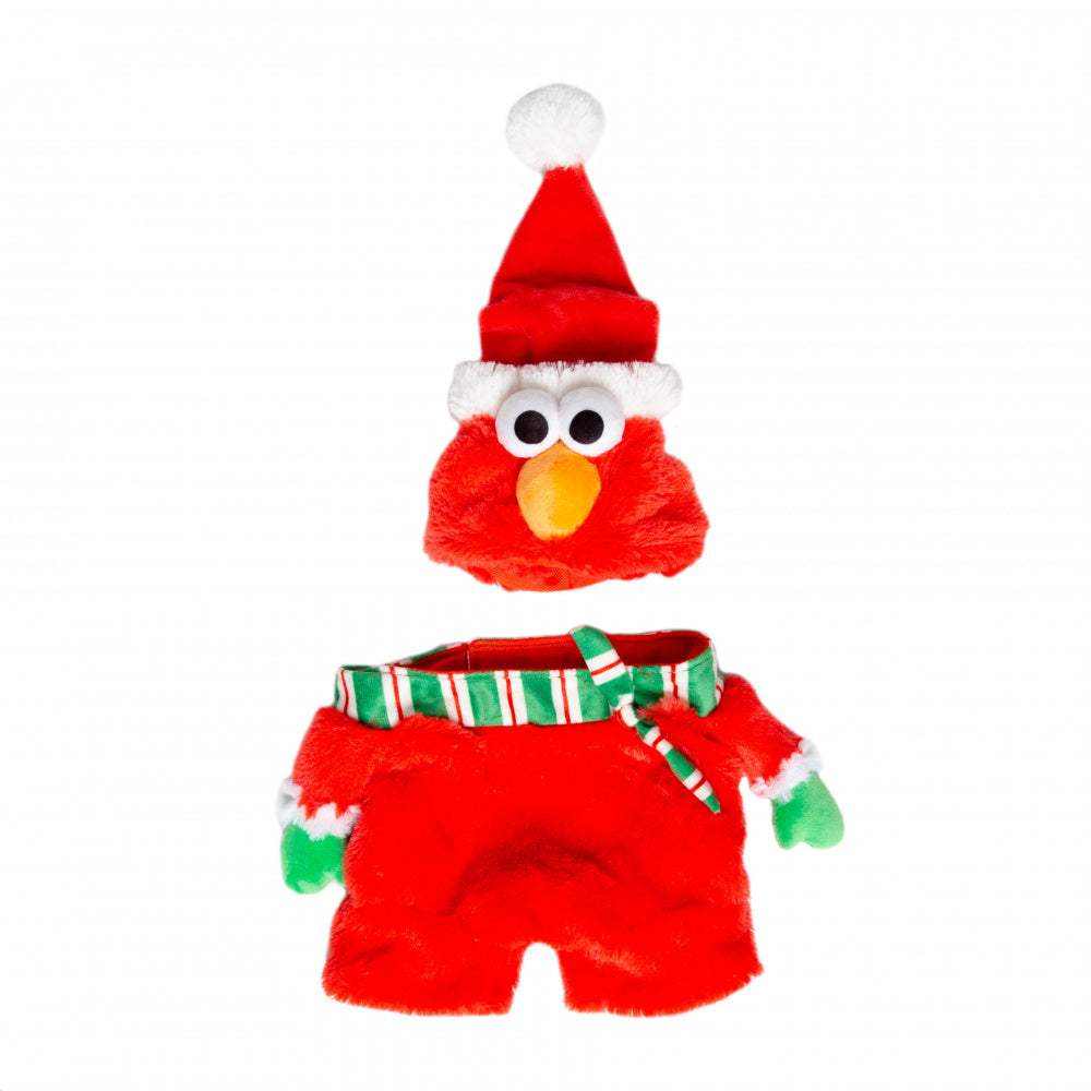 Pet Krewe Sesame Street Santa Elmo Pet Costume