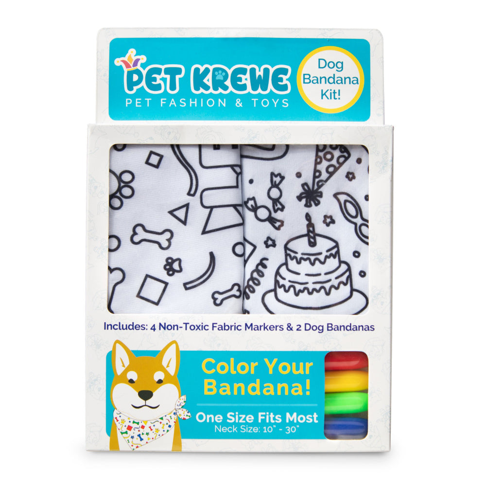 Pet Krewe Birthday Celebration DIY Pet Bandana Kit