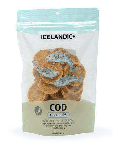 Icelandic+ Cod Fish Chips Dog Treats