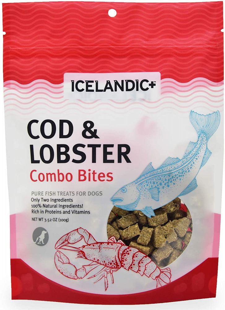 Icelandic+ Cod & Lobster Combo Bites Fish Dog Treats