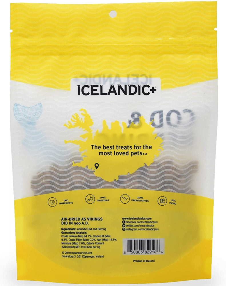 Icelandic+ Cod & Herring Combo Bites Fish Dog Treats