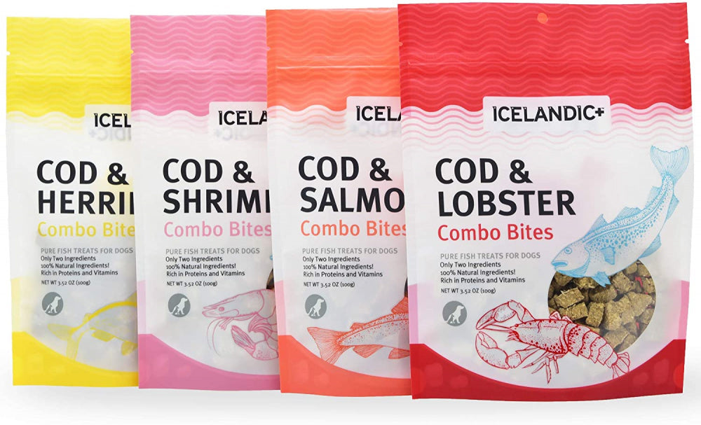 Icelandic+ Cod & Herring Combo Bites Fish Dog Treats