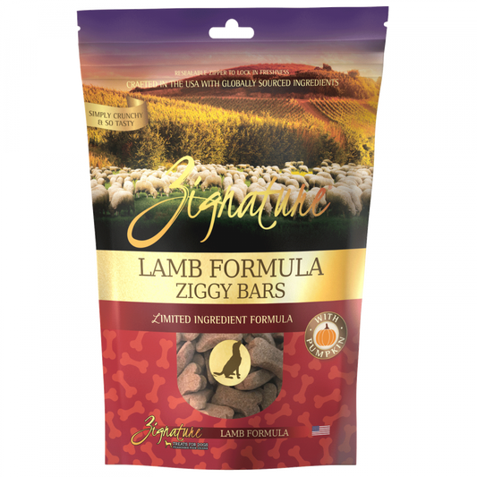 Zignature Zssential Ziggy Bars Lamb Formula Dog Treats