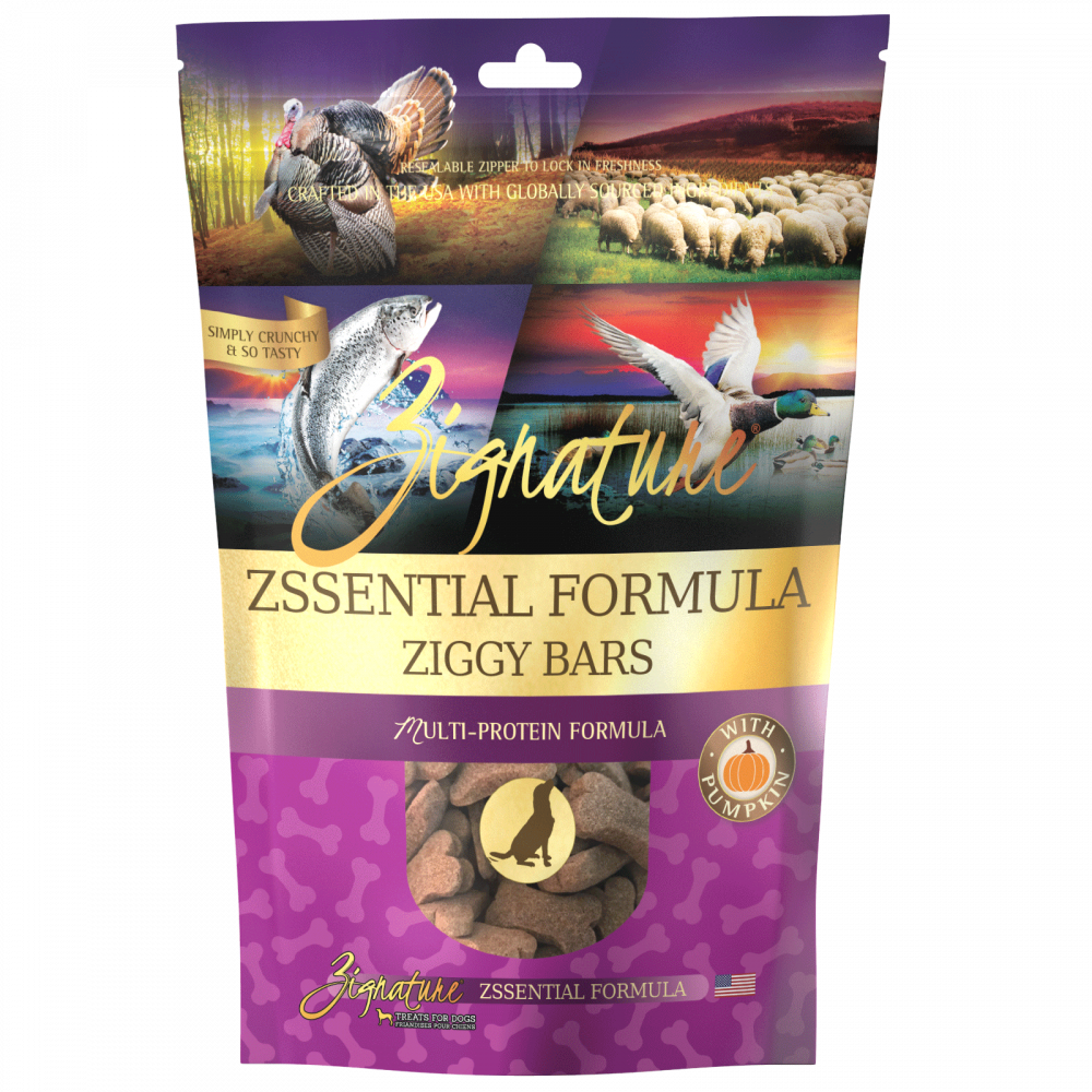 Zignature Zssential Ziggy Bars Dog Treats