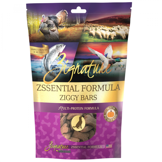 Zignature Zssential Ziggy Bars Dog Treats