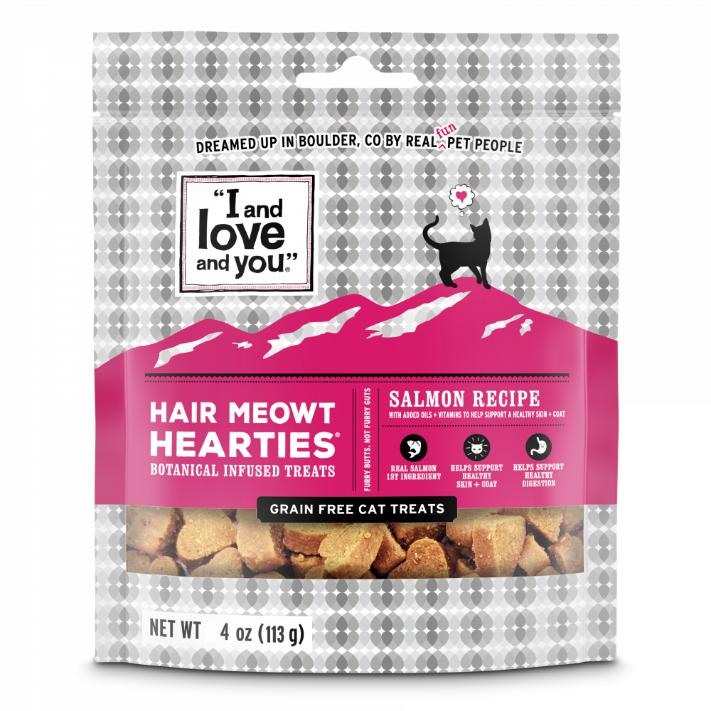 I and Love and You Hair Meow't Hearties Grain Free Cat Treats