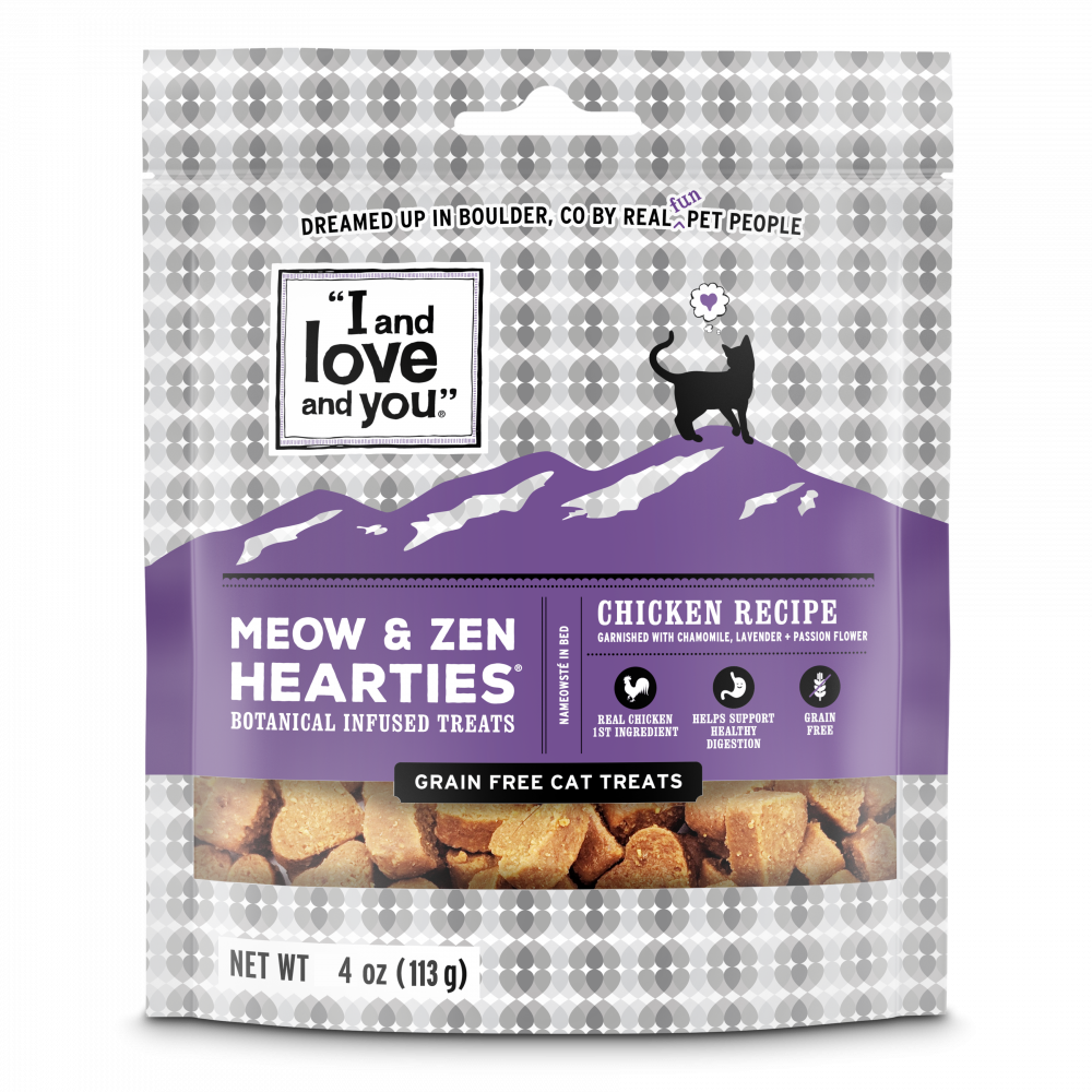 I and Love and You Meow & Zen Hearties Grain Free Cat Treats