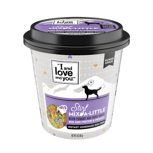 I and Love and You Stir-Mix-A-Little Turkey & Bone Broth Instant Home Made Dog Food