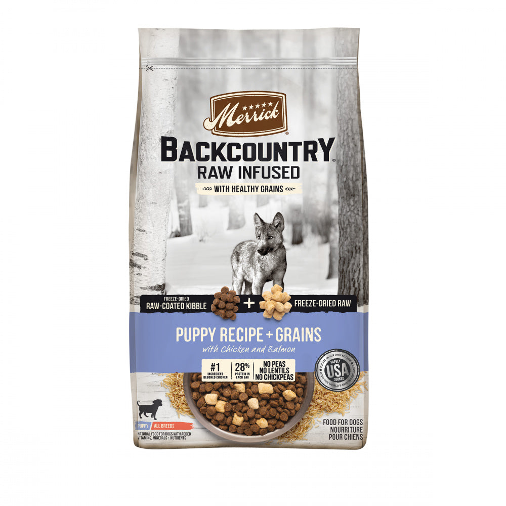 Merrick Backcountry Raw Infused with Healthy Grains Freeze Dried Puppy Recipe Dry Dog Food