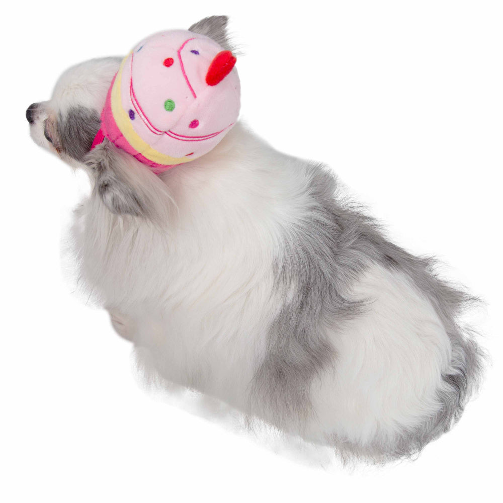 Pet Krewe Cupcake Hat Costume for Cats & Dogs