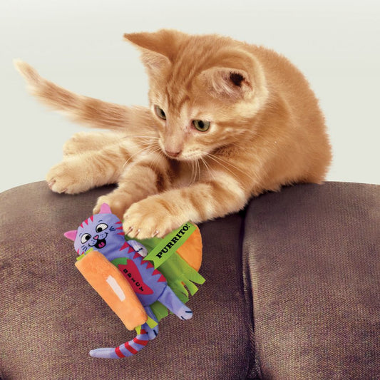 KONG Pull-A-Partz Purrito Cat Toy